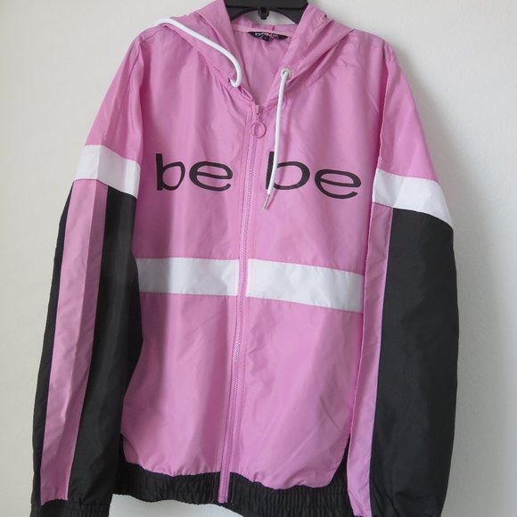 bebe Jackets & Blazers - Bebe Sport Women's Blocked Hoodie Size L